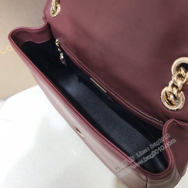 Bvlgari女包 寶格麗2020新款 幾何形狀牛皮鏈條單肩斜挎女包 古力娜紮同款 287993  fyd1570